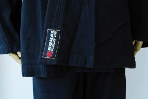 柔術衣の端